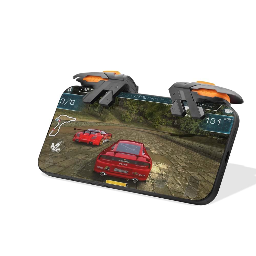 HADRON AK06 Mobil Oyun Kontrol Aparatı 4 Butonlu Siyah