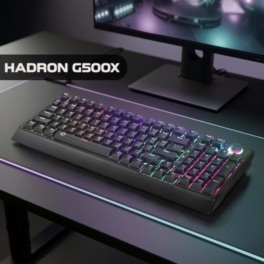 GOOD PRO G500XW Mekanik Gaming Klavye Blue Switch RGB 104 Tuş Beyaz