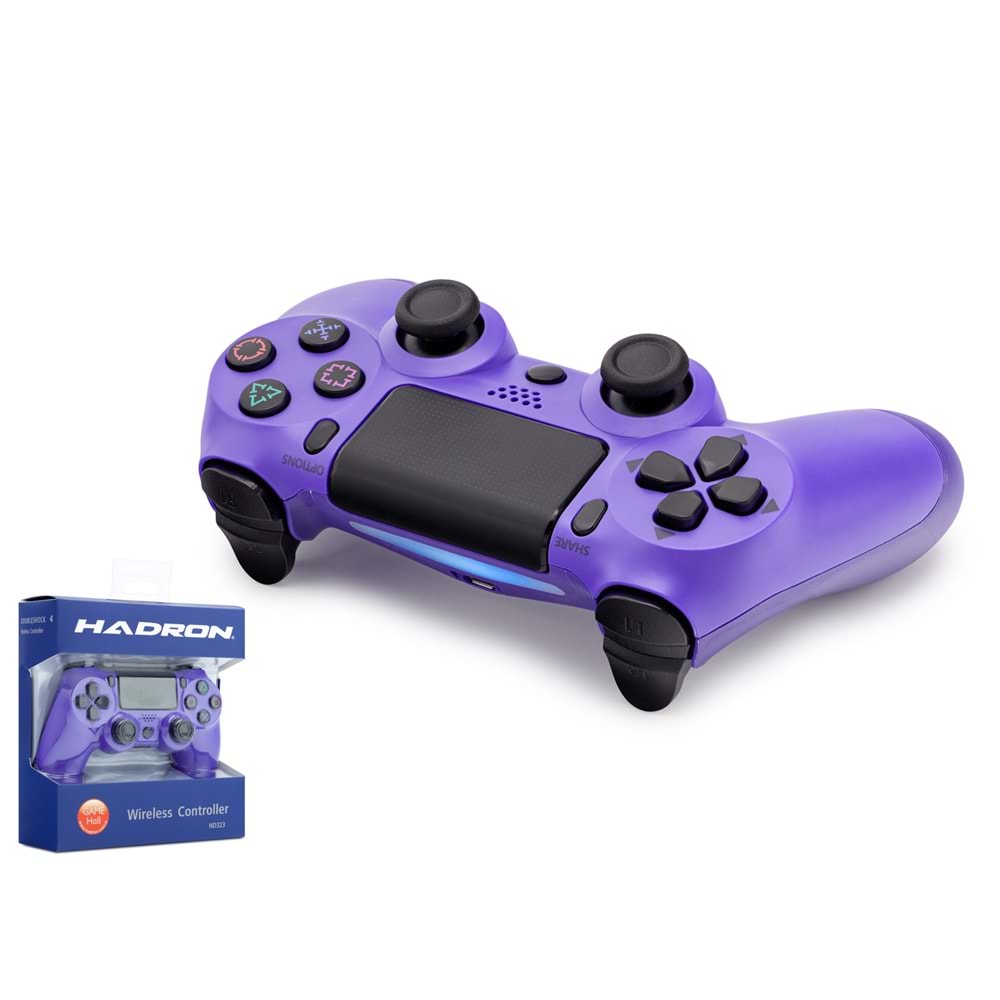 HADRON HD323D PS4 Uyumlu Kablosuz GamePad Oyun Kolu - Mor
