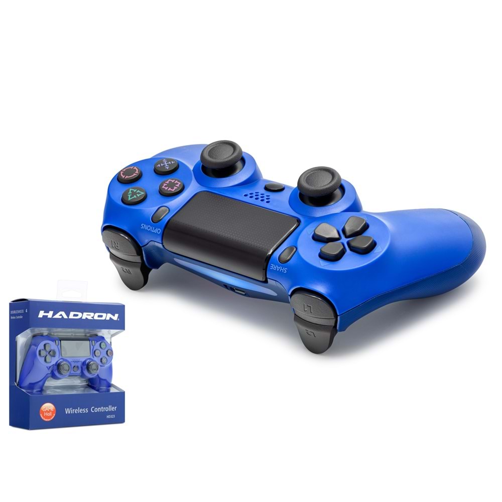 HADRON HD323M PS4 Uyumlu Kablosuz GamePad Oyun Kolu - Mavi