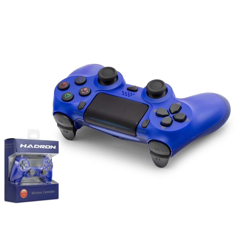 HADRON HD324M Bluetooth GamePad Oyun Kolu PS4 Uyumlu DoubleShock 4 Mavi