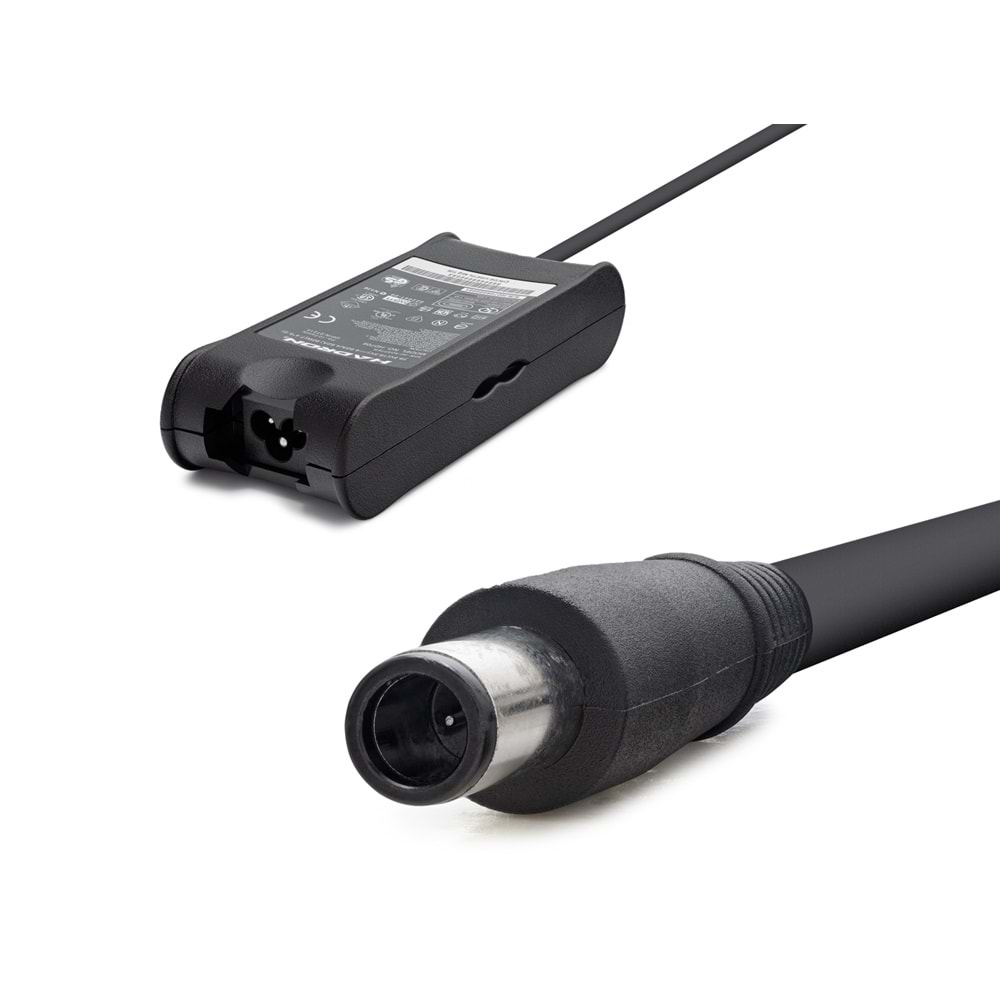 HADRON HD706 Laptop Adaptörü 90W 19.5V 4.62A 7.4x5.0 mm - Siyah