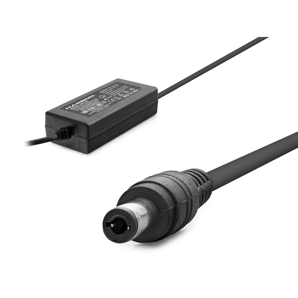 HADRON HD756 36W 12V 3A LED Kamera Adaptörü 5.5x2.5 mm - Siyah