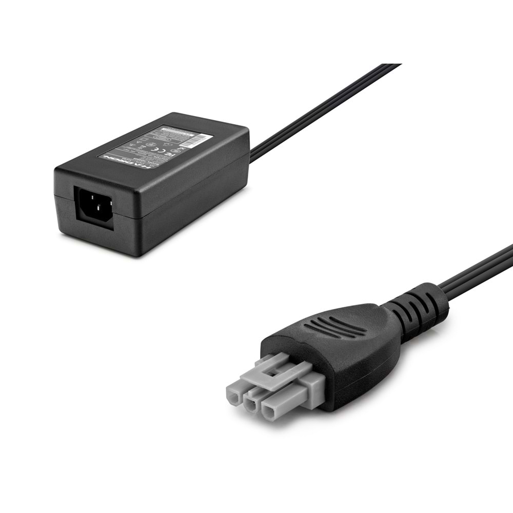 HADRON HD8809 HP Uyumlu Yazıcı Adaptörü 32V 375mA / 16V 625mA - 3 Pin - Siyah