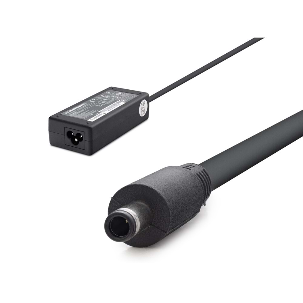 HADRON HD8832 Laptop Adaptörü 65W 19.5V 3.42A 4.5x3.0 mm - Siyah