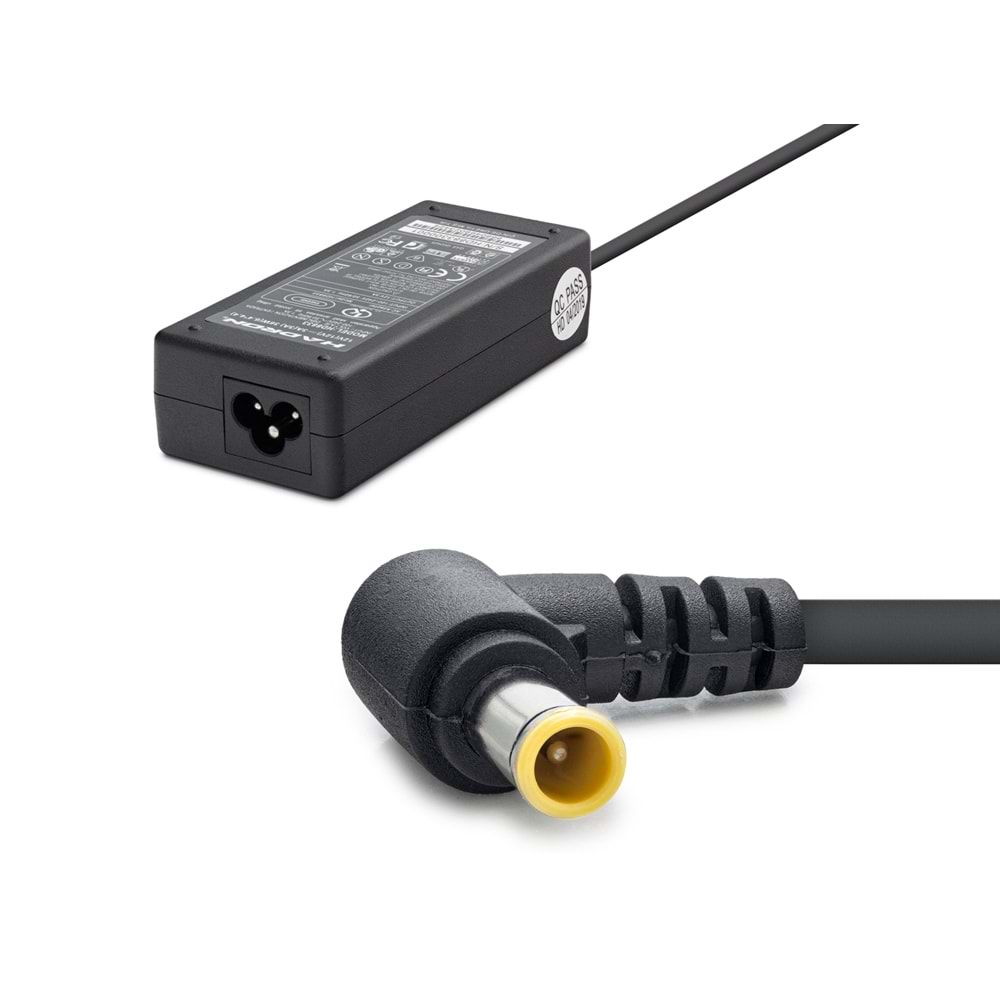 HADRON HD8833 12V 3A 36W Monitör Adaptörü - 6.5x4.4mm - Siyah