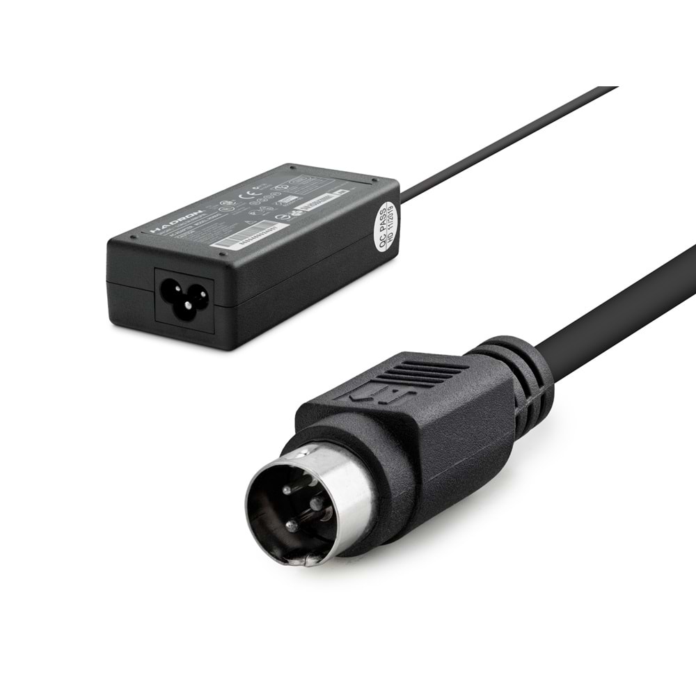 HADRON HD8842 24V 2.5A 60W Yazar Kasa ve POS Cihazı Adaptörü - 3 Pin - Siyah
