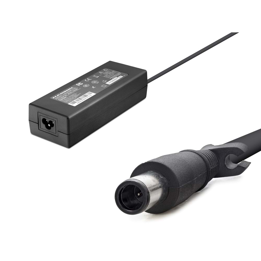 HADRON HD8869 Laptop Adaptörü 120W 18.5V 6.5A 7.4x5.0 mm - Siyah