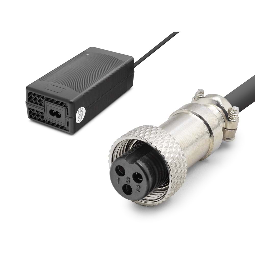 HADRON HD8889 Scooter Adaptörü 29.4V 5A 147W (3 Pin 9 mm) - Siyah