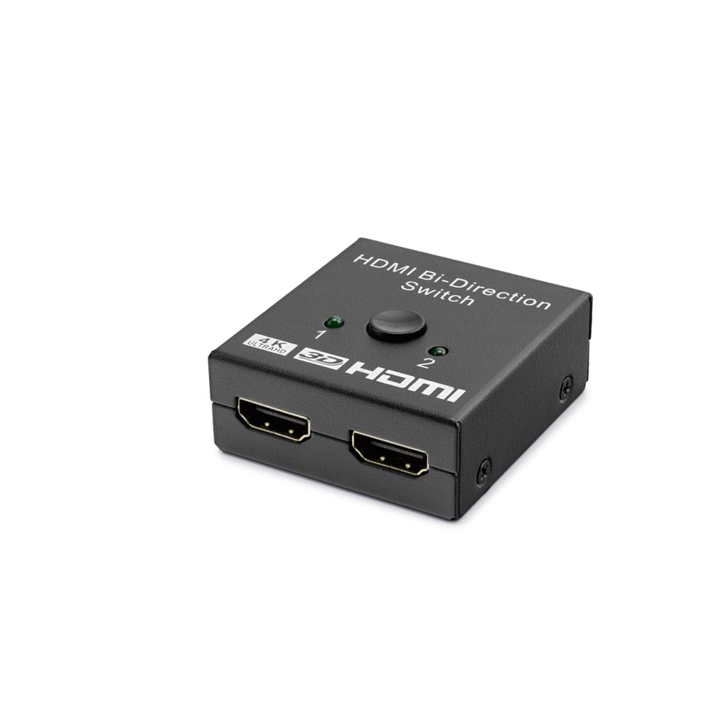 HADRON HDX1296 HDMI Switch Bi-Direction 2 In 1 Out - Siyah