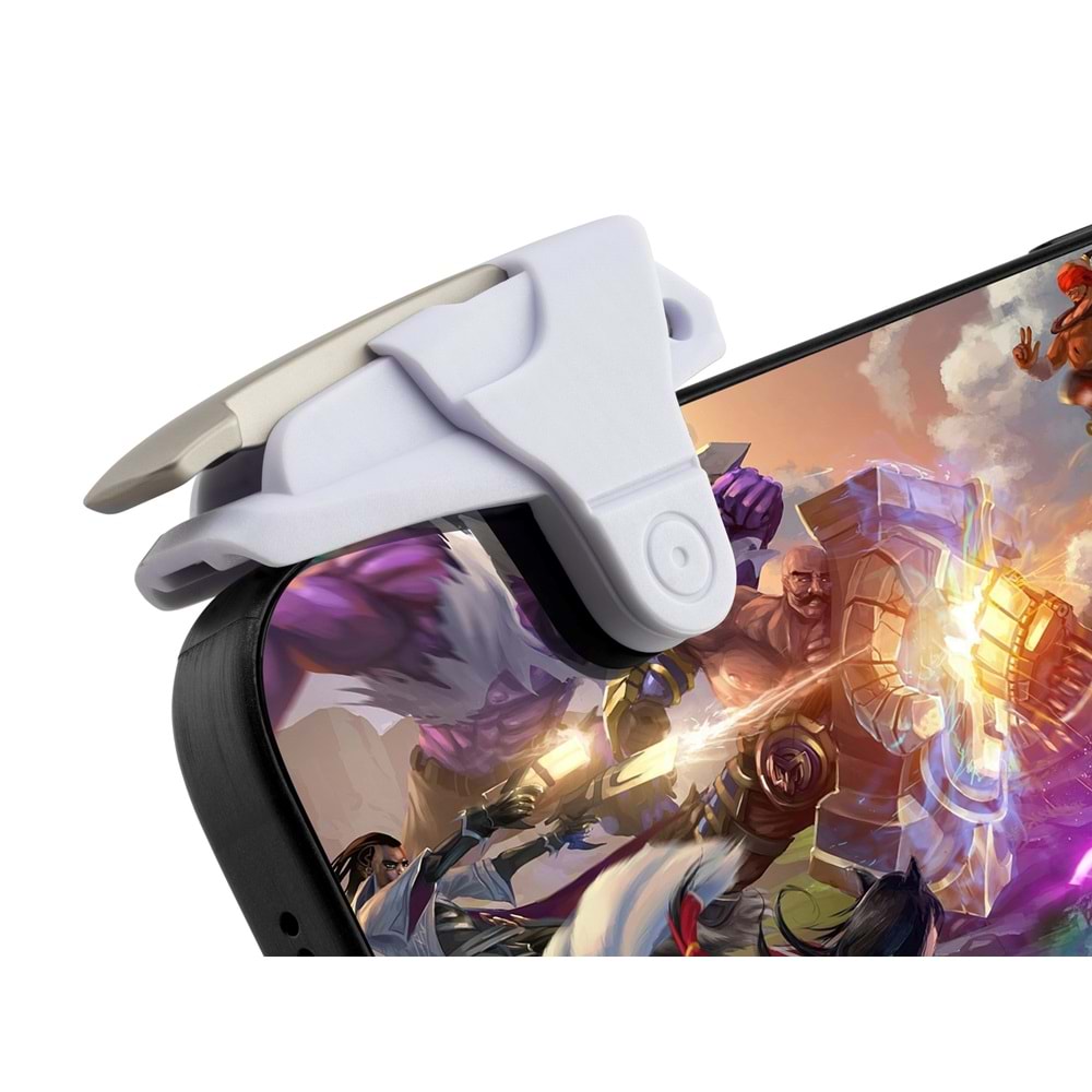 HADRON HDX3593 Mobil Oyun Kontrol Aparatı 2 Metal Butonlu Açık Lila