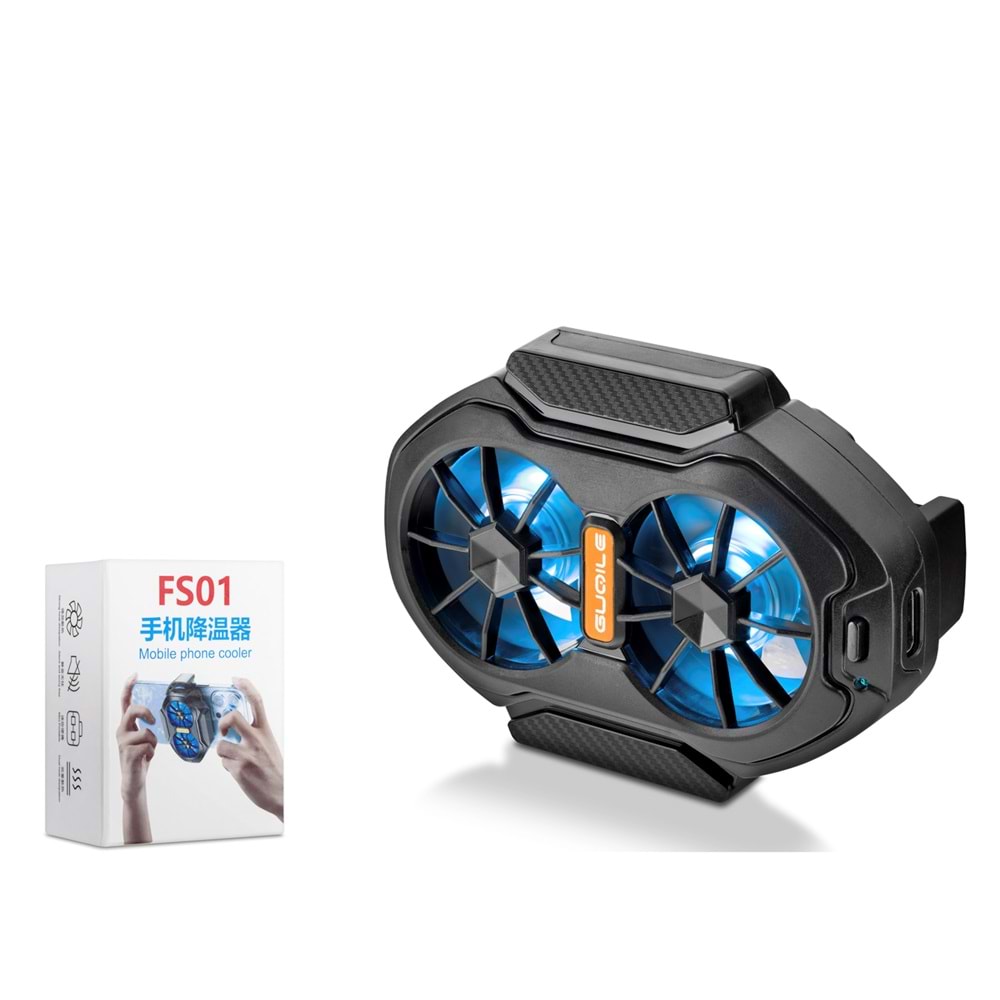 HADRON HDX4391 Fanlı Telefon Soğutucu Bataryalı LED - Siyah