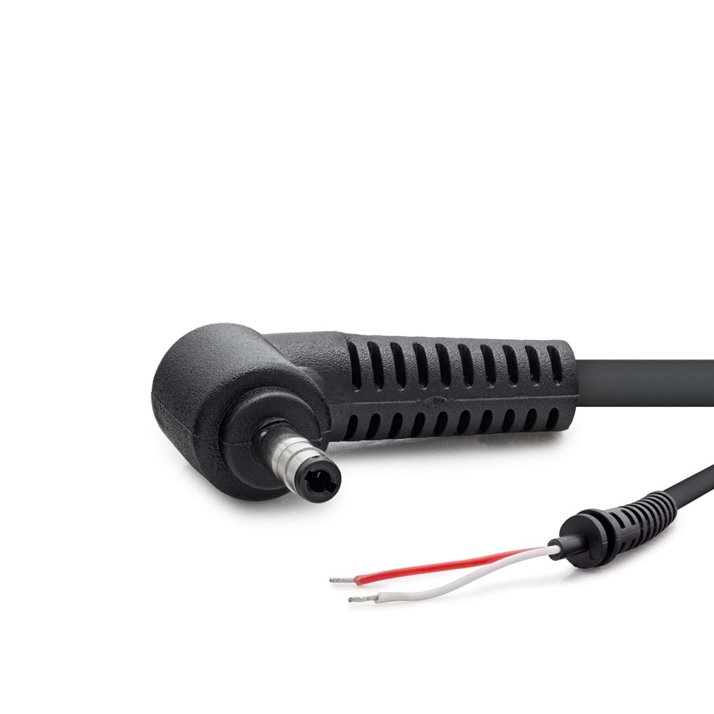 HADRON HDX5512 Laptop DC Jack Kablosu 4.0x1.7 mm L Tip 1.2 m - Siyah