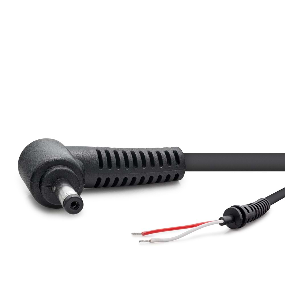 HADRON HDX5516 Laptop DC Jack Kablosu 4.0x1.35 mm L Tip 1.2 m - Siyah