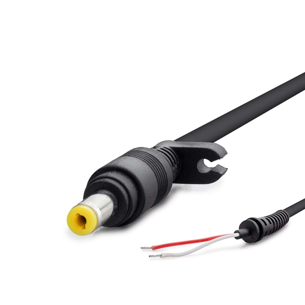 HADRON HDX5546 Laptop DC Jack Kablosu 4.8x1.7 mm 1.2 m - Siyah