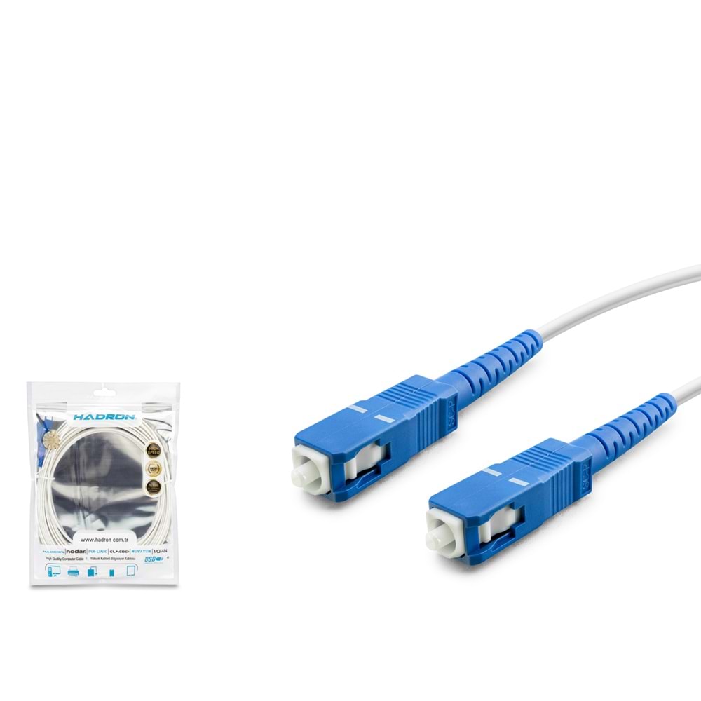 HADRON HDX5568 Toslink Fiber Optik Kablo 10 m - Beyaz