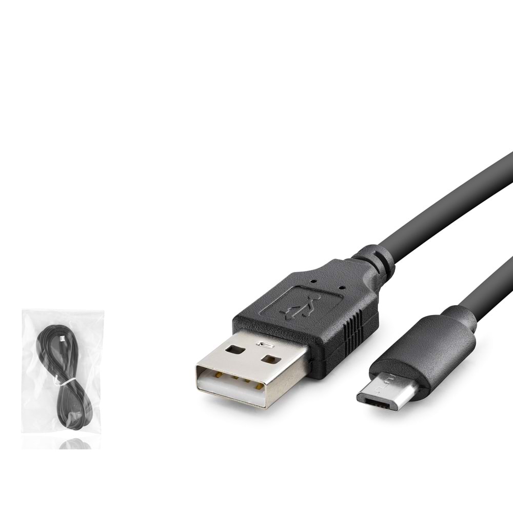HADRON HDX7567 Micro USB Şarj ve Data Kablosu PS4 Gamepad Uyumlu 1.8 m PVC Siyah