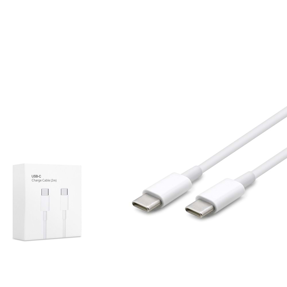 HADRON HDX7861 Type-C Şarj ve Data Kablosu 100W 2 m - Beyaz