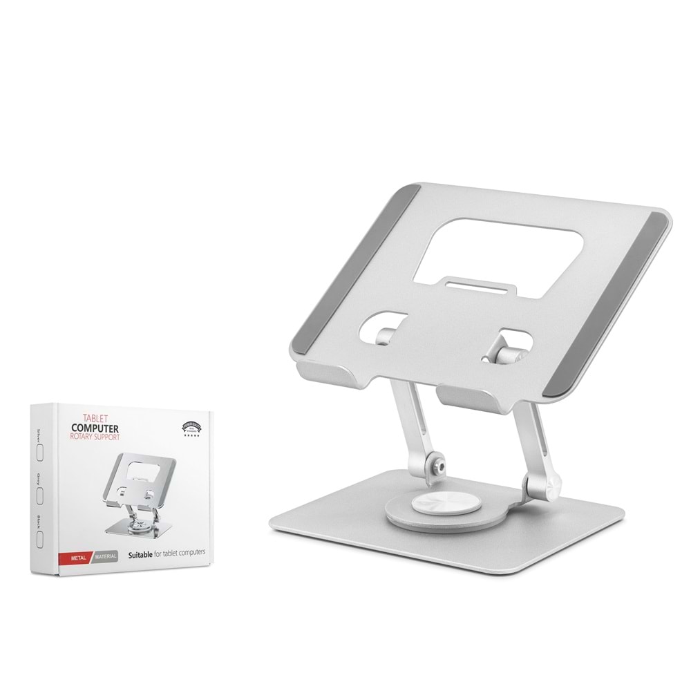 HADRON HDX8020 Laptop + Tablet Standı Metal 17 x 15 cm - Silver