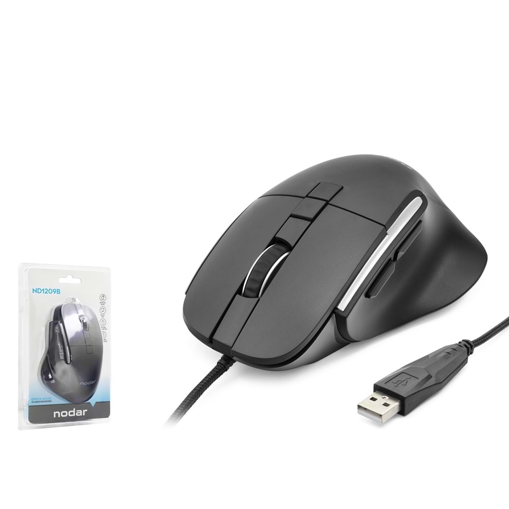 NODAR ND1209B Ofis Mouse 3600 DPI - Siyah