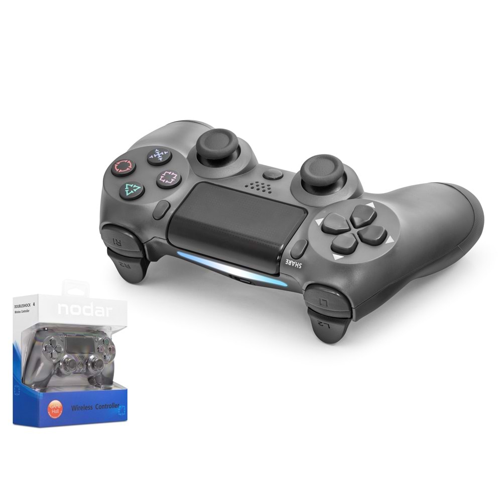 NODAR ND400J Bluetooth GamePad Oyun Kolu PS4 Uyumlu DoubleShock 4 Mat Siyah