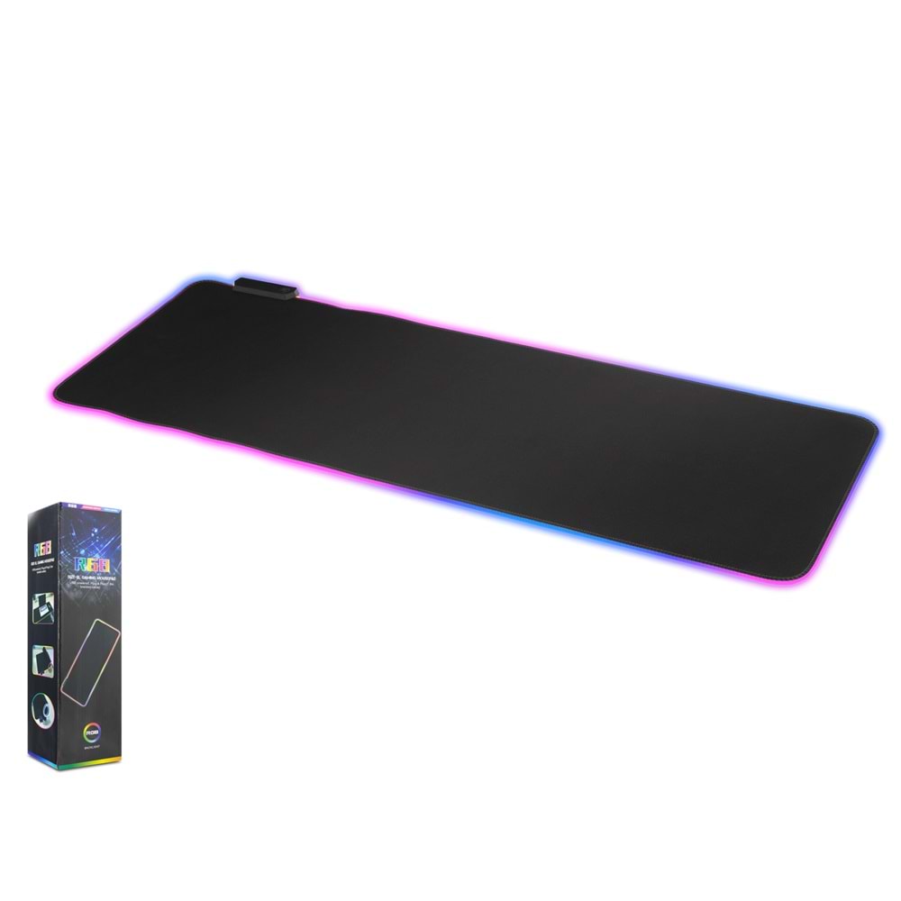 HADRON ZR265 RGB Mouse Pad 300 x 800 mm Siyah