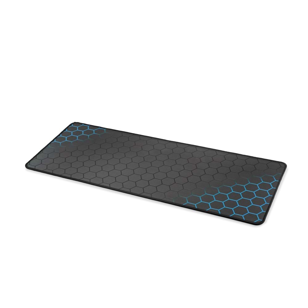 ONEZERO ZR993 Mouse Pad 300 x 700 mm - Petek Desenli Mavi