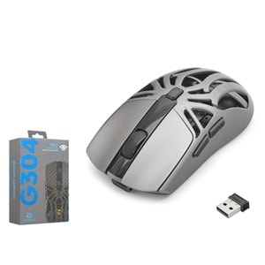 NODAR GOOD PRO G304G TRI Mode Gaming Hafif Mouse 10000 DPI - Gri