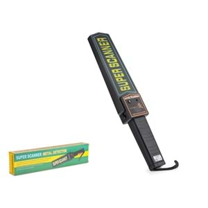 HADRON HDX6528 Super Scanner El Tipi Güvenlik Metal Dedektörü Siyah