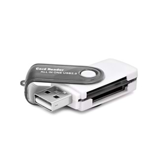 HADRON HDX7022 USB All in One Kart Okuyucu SD MicroSD MiniSD MMC MS M2 480 Mbps Çok Renkli