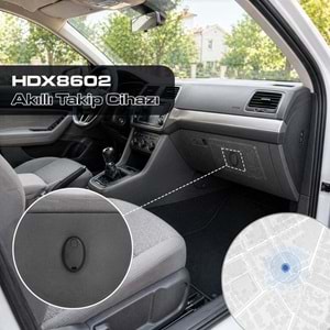 HADRON HDX8602 Find My Uyumlu Akıllı Takip Cihazı Anahtarlık Tipi Siyah