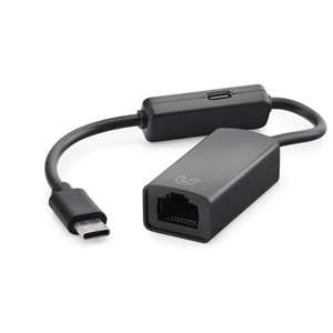NONAP L118 Type C USB 2.0 Ethernet Adaptör 10/100 Mbps PD Güç Destekli Siyah