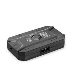 HADRON M1 PRO Android HarmonyOS Mobil Oyun Klavye Mouse Adaptörü Bluetooth 5.0 Type-C Siyah