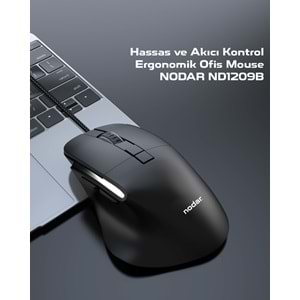 NODAR ND1209B Ofis Mouse 3600 DPI - Siyah