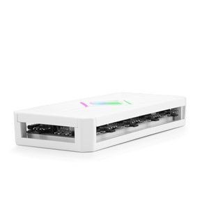 NODAR ND2816W PWM ARGB Fan ve LED Kontrolcü Hub Seti Uzaktan Kumandalı Beyaz