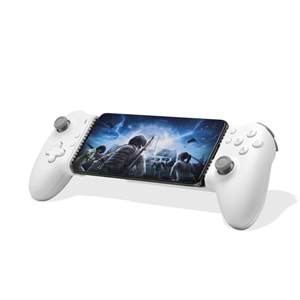 HADRON S3 Stretch Mobil Oyun Kontrol Aparatı Telefon Tutuculu Beyaz