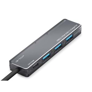 iETOP TU360 USB Type-C 3.1 Gen1 Hub 4 Port 5 Gbps Gri