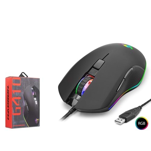 HADRON G410 Gaming Mouse RGB - Siyah