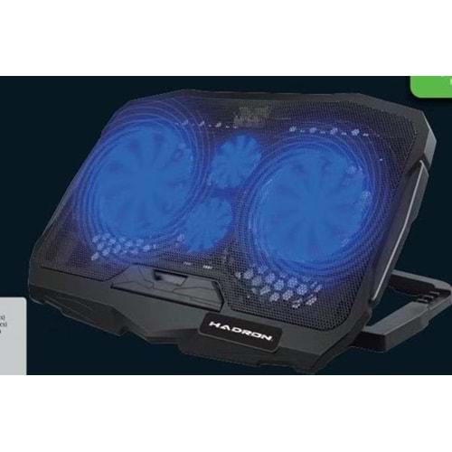 HADRON HD2008 Notebook Soğutucu 4x Fan LED’li - Siyah