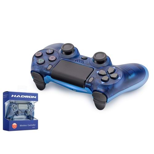 HADRON HD323F GamePad PS4 Uyumlu - Şeffaf Mavi
