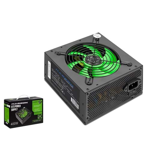 HADRON HD411 400W ATX PC Güç Kaynağı PSU - 12cm Fan - Kutulu - Siyah