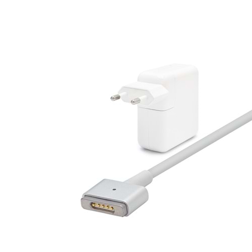 HADRON HD8830 16.5V 3.65A 60W Laptop Adaptörü - T Tip - Apple MacBook Uyumlu - Beyaz