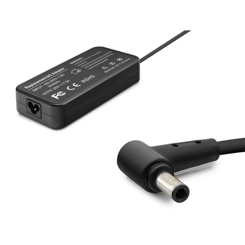 HADRON HD8867 20V 7.5A 150W Laptop Adaptörü - 6.0x3.7mm - Asus ROG, TUF Uyumlu - Siyah