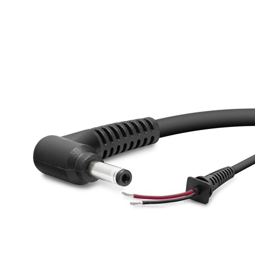 HADRON HDX1319 Laptop DC Jack Kablosu 3.5x1.35 mm L Tip 1.2 m - Siyah