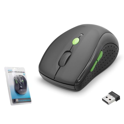 HADRON HDX3405 Kablosuz Mouse 800/1600 DPI - Siyah