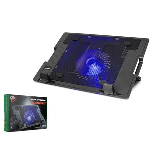 HADRON HDX4251 Laptop Soğutucu LED’li Fanlı - Siyah