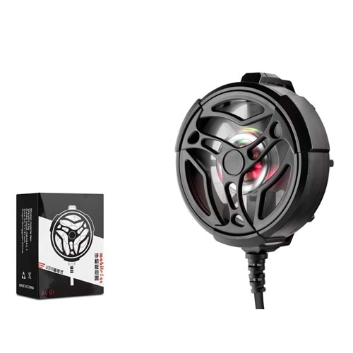 HADRON HDX4365 Telefon Soğutucu Fan Klipsli USB LED - Siyah