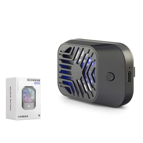 HADRON HDX4389 Telefon Soğutucu Fan Bataryalı LED - Siyah