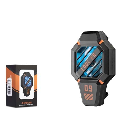 HADRON HDX4392 Telefon Soğutucu Fan Bataryalı LED - Siyah