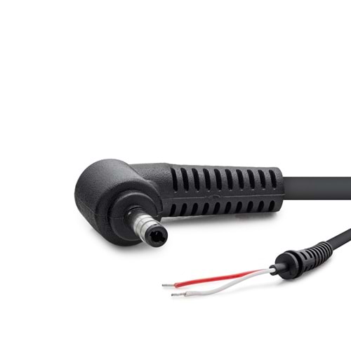 HADRON HDX5512 Laptop Adaptör DC Jack Kablosu 4.0 x 1.7 mm L Tip HP / Compaq / Toshiba / Fujitsu Uyumlu 1.2 m - Siyah